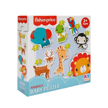 Fisher Price Baby Animals 6’sı 1 Arada Puzzle