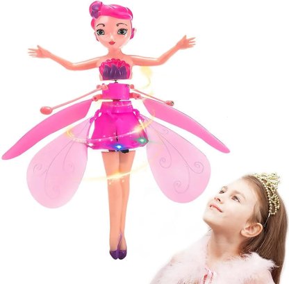 Uçan Peri Şarjlı Işıklı Bebek Oyuncak Sensörlü 20 CM